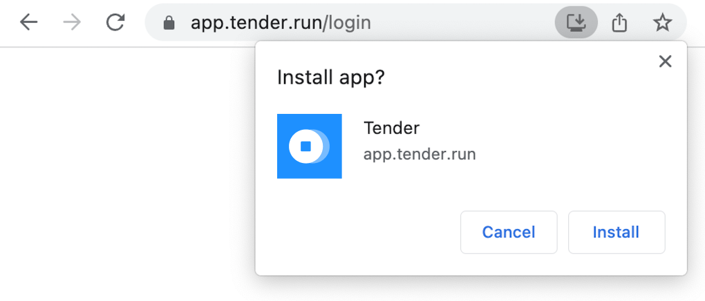 Install in Chrome on macOS