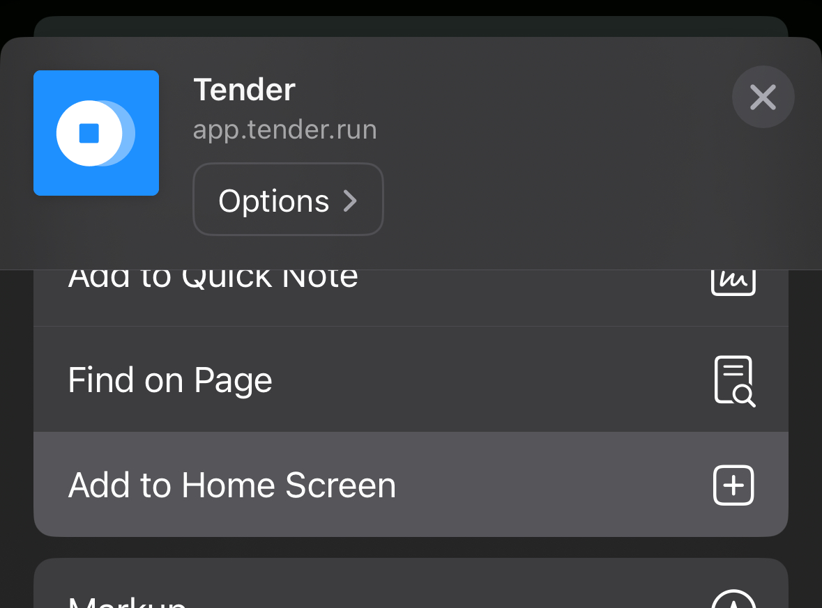 Add to Home Screen in Safari on macOS